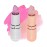 Winky Lux Lavender Glitter Confetti Balm & Ros Glimmer Balm Duo - Nourishing pH Lip Balms with Color Changing Pink Tint, Hydrating Formula Softens Lips