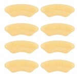 Heel Pads for Shoes That are Too Big, Heel Inserts for Women, Heel Grips for Womens Shoes, Heel Protectors, Heel Cushion Liners for Blisters Loose Shoes, Shoe Fillers (Antigel Beige 4Pairs)