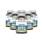 Amazing Formulas Taurine 1000mg Capsules Amino Acid Supplement | Non-GMO | Gluten Free | Made in USA (100 Count | 6 Pack)