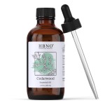 HBNO Cedarwood Essential Oil - Huge 4 oz (120ml) Value Size - Natural Cedarwood Oil - Perfect for Cleaning, Aromatherapy, DIY, Soap & Diffuser