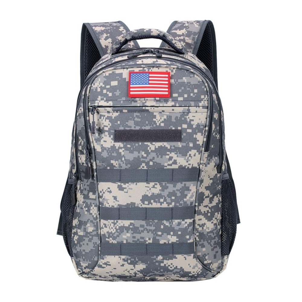 outdoor plus Camo Backpack for Boys,Military Teen Backpack with USB Port, Army Bookbag for School Tactical