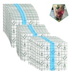 50 Pieces 4 x 4 in Stretch Waterproof Adhesive Bandages Transparent Film for Tattoo Aftercare and Skin Repair Adhesive Tattoo Supply Wrap