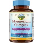 Terranics 5-in-1 Magnesium Complex Supplement 500mg - 5 Forms High Absorption Magnesium Glycinate Citrate Malate Aspartate Gluconate for Sleep Heart Health - Non-GMO 120 Vegan Capsules