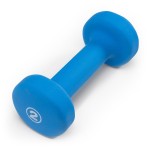 Marcy Neoprene Dumbbell, Single Piece, 2-lb, Azure