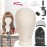 Klvied 22 Inch Cork Canvas Block Head Mannequin Head for Wigs, Wig Head Stand for Display Styling Wigs Making Kit Including Doll Head Storage Bag