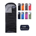 Sleeping Bags for Adults Cold Weather - 20 Degree Big&Tall Size Backpacking Lightweight Waterproof for Girls Boys Mens Teen Women for Camping Hiking Outdoor Travel Hunting with Compression Bags(Black)