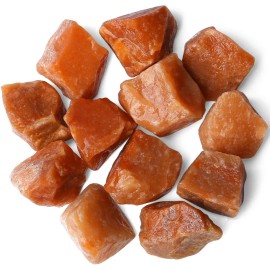 QINJIEJIE 0.9Lbs Red Aventurine Raw Crystals Natural Stones Bulk Large 1 Rough Rocks Wholesale Reiki Gemstones Fountain Rocks for Tumbling Cabbing Polishing Wire Wrapping Wicca Decor