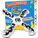 Boomerang for Kids - It Really Does Fly Back - Fun & Easy to Use Toy Gifts for Boys & Girls - Soft Foam Design Allows for Safe Play & Great Beginner Toy Gift Idea Kids Boy Birthday Gift Ideas Stuffers