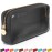 Embla Clear Cosmetic Bag Makeup Case, Clear Zipper Make Up Pouch and Toiletry Travel Tote, Cute Skincare Pouches for Women Girls, Preppy Purse Cosmetic Organizer, Small Makeup Bags, Black