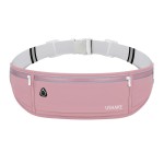 USHAKE Slim Running Belt, Workout Fanny Pack for Men Women,Exercise Waist Pack for Apple iPhone Holder, Runner Belt for Running Walking Cycling Camping Gym Red