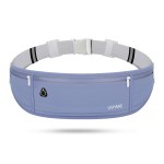 USHAKE Slim Running Belt, Workout Fanny Pack for Men Women,Exercise Waist Pack for Apple iPhone Holder, Runner Belt for Running Walking Cycling Camping Gym Dark Blue