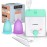 YTYOMUR Menstrual Cups with Sterilizer, 2 Reusable Period Cups for Women, Tampon and Pad Alternative, Feminine Cup with Cleaner Set