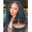 Lealife Wear and Go Bye Bye Knots 7x5 Pre Cut HD Lace Deep Wave Glueless wigs Human hair, 3D Dome Cap Glueless Wig Pre Plucked, Lace Pre Cut Glueless Curly Wig Natural black 200% Density 20 Inch