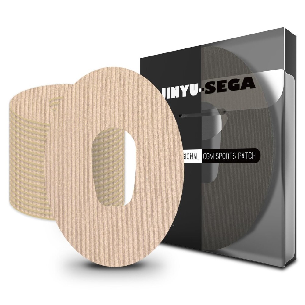 Adhesive Patches for G6 Waterproof - 20pcs Overpatch for Dexcom G6, CGM Protector Sweatproof for 14 Days,Suitable for Sports (G6, Tan)