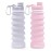 Nefeeko Collapsible Water Bottle, 2 Pack 26oz Silicone Foldable Water Bottles Leakproof BPA Free Travel Water Bottles with Carabiner, Portable Sport Water Bottles for Hiking Outdoor Indoor Sport