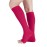 LIN PERFORMANCE 20-30 mmHg Medical Compression Socks for Women and Men Knee High Open Toe Stockings for Varicose Vein Swollen legs (XL,Rose Red)