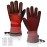 Telguua Heated Gloves for Women Men,Electric Rechargeable Heated Work Glove Ski Mitten Waterproof Touchscreen Heated Gloves (Grey, XL)