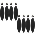 Alrence Pre Stretched Braiding Hair Long Braid 12 Inch 8 Packs Professional Braiding Hair Extensions Synthetic Crochet Twist Braids (12 Inch, 2)