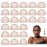 MYKURS HD Wig Cap for Women Lace Front, Transparent Bald Cap for Wigs, Dark Brown 24 PCS