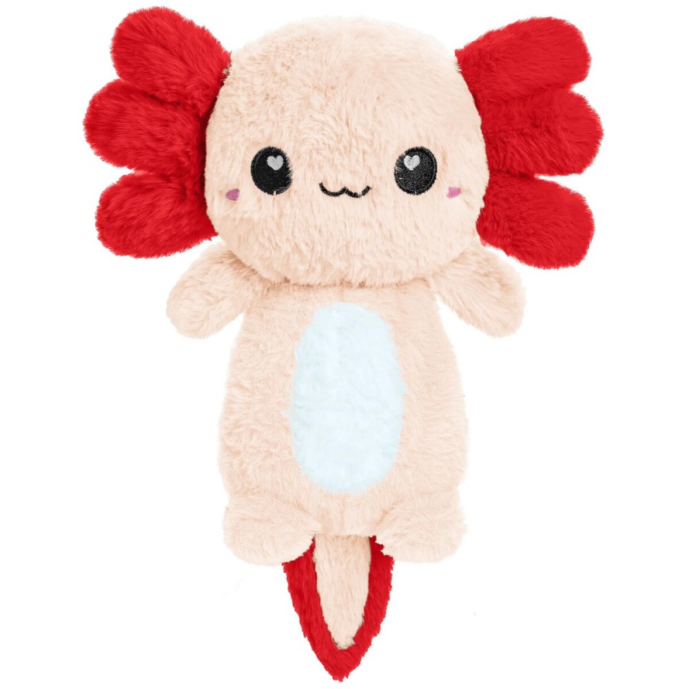 Axolotl Microwavable Unscented 1.5 lbs Heating Pad For Women And Kids- Cute Soft Cozy Pillow Plush Heatable Warm Stuffed Animals- Kawaii Hot And Cold Plushie Food Toy- Axolotl Gifts For Girls And Boys