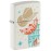 Zippo Howdy Cowboy White Matte Pocket Lighter