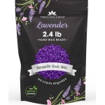 Tress Wellness Wax Beads - Safe for Skin - Dermatologically Tested - At-Home Kit for Bikini, Brazilian & Full Body - Lavender 2.4 lb