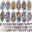 EGMBGM 63 Sheets 3D Watercolor Rose Temporary Tattoos For Women Arm Girls Adults, Water Color Peony Flower Tattoo Sticker, Bulk Temp Fake Long Lasting Tattoo Colorful Floral Moon Snake Lion Wolf Tiger