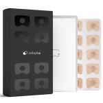 Intake Breathing Refill Tabs (90 Count) - Magnetic Nasal Strips for Sleeping - Snoring Solution - for Better Breathing, Sleep & Exercise, All-Night Comfort