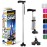 ZELECKS Walking Cane for Women & Men - Self Standing Adjustable Folding Cane with T Handle and 360 Pivot Base - Lightweight Foldable Walking Stick for Seniors - Collapsible Cane for Walking
