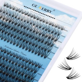 Lash Clusters 240pcs GEMERRY Individual Lashes 0.07mm 20P+30P D Curl Mix 8-16mm Cluster Lashes Natural Soft Mixed Tray Eyelash Clusters DIY Eyelash Extensions