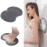 1 Pcs Shower Back & Foot Scrubber, Wall Mounted Back Scrubber Silicone Bath Massage Cushion Brush with Suction Cups, Bathroom Wash Mat Exfoliating Dead Skin Brush (L-Grey)