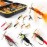 Fly Fishing Flies Assortment Kit Dry Wet Nyphms Tenkara Popper Streamer Woolly Bugger for Trout Bass Salmon Steelhead with Fly Box (Propeller Flies Kit 42pcs)