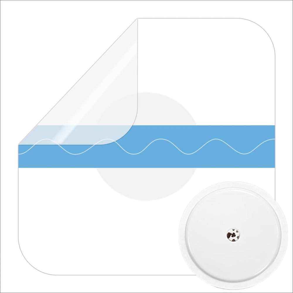 Waterproof Sticker for Freestyle Libre 2/3 Sensor Covers-50 PCS Waterproof for Freestyle Libre3/2 CGM Patches Adhesive (for Libre 2/3 (9cm), 50 Pcs)