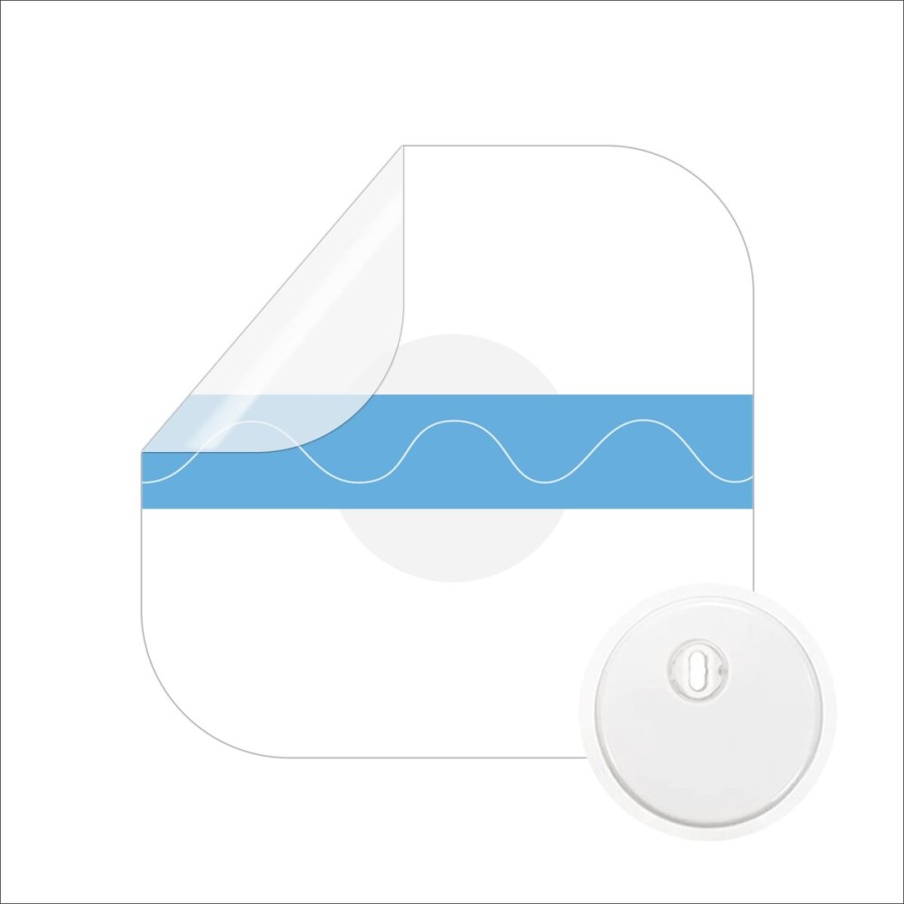 Waterproof Sticker for Freestyle Libre 3 Sensor Covers-100 PCS Waterproof for Freestyle Libre3 CGM Patches Adhesive (for Libre 3 (6.5cm), 100 Pcs)