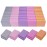 Nail Buffers (50 Pack), Mini Buffer Block Nail File for Acrylic Nails and Natural Nails, 100/180 Grit Nail Buffer Block Bulk Buffing Blocks for Nail Buff Professional Manicure File Blocks Mix Color