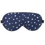 ALASKA BEAR Natural Silk Sleep Mask, Super Smooth Eye Mask (Blue Stars)