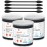 HOMEFOX Black Cotton Swabs Precision Pointed - 600 Count Organic Pointy Cotton Bud Double Side Tightly Wrapped Charcoal Cotton Tip Paper Stick Soft Gentle Lint-Free Cruelty-Free Pointy & Round (Black)