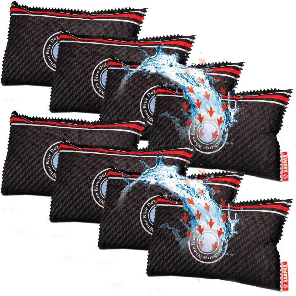 Zarpax Car Dehumidifier Mega Pack - Absorbs Moisture & Condensation - 100% Leakproof - Reusable (2.2lbs/1kg)