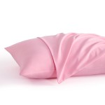 NTBAY Toddler Pillow Cases Set of 2, 2 Pack Brushed Microfiber 14x20 Pillow Cases, Soft, Wrinkle, Fade, Stain Resistant Pink Pillow Cases with Envelope Closure, 14x20 Inches, Pink