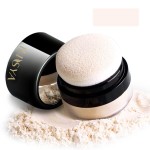 Setting Powder Lightweight Loose Powder Finishing Powder Long-Lasting Face Powder Waterproof with Soft Mushroom Powder Puff & Mirror, Matte Finish,0.28 Oz (Fair Ivory/Matte)