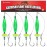 Catfish-Rig-for-Bank-Fishing-Catfishing-Tackle-Floats-with-Rattler-Santee Cooper Rig Equipment(Green-2.5 inch)