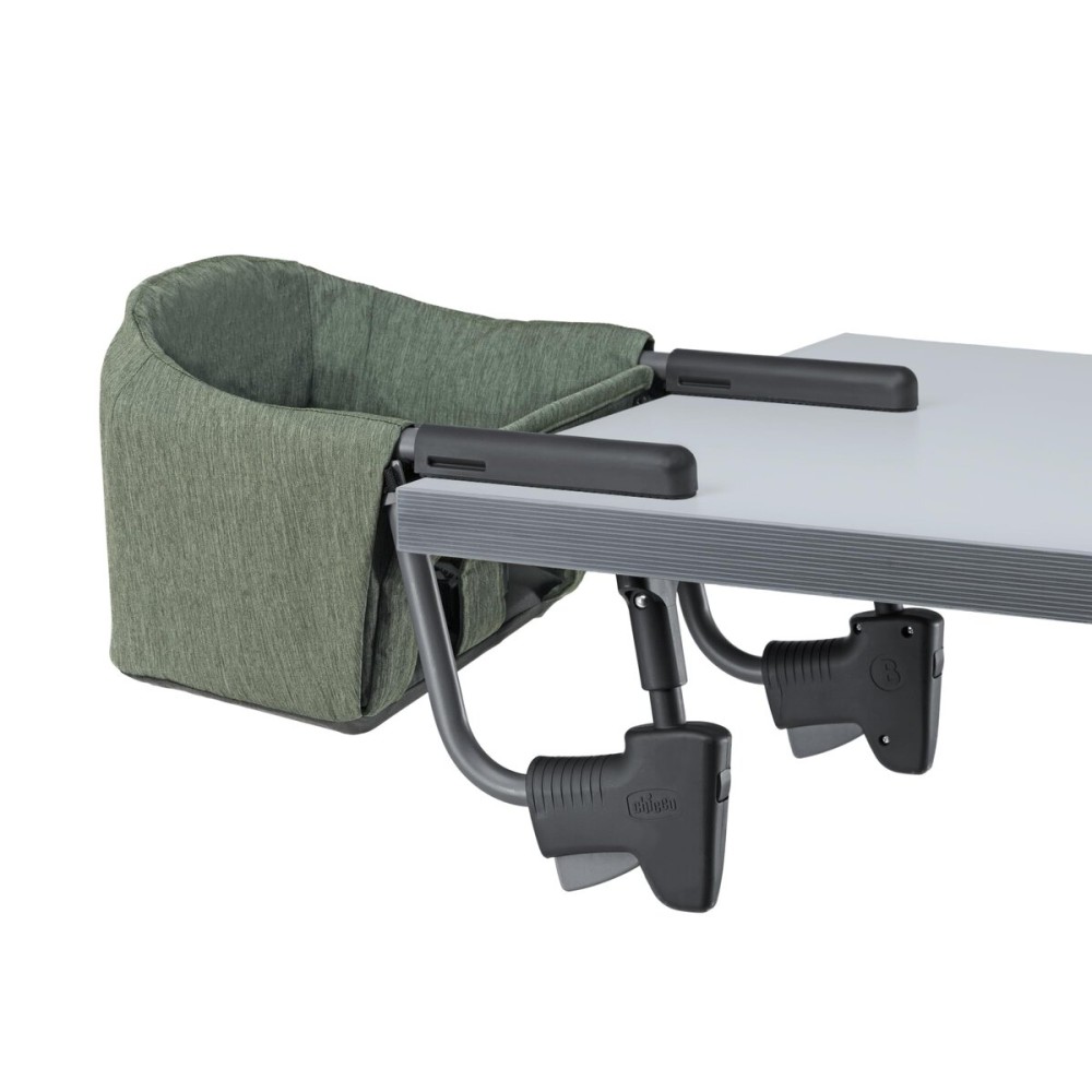 Chicco FastLock Hook-On High Chair, Portable High Chair for Babies and Toddlers, Sets up in Seconds | Moss/Green