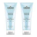 Cremo Womens Shaving Cream Sensitive Skin, Moisturizing, Vanilla & Orchid, Ultra-Slick Shave Cream for Women, Fights Nicks, Cuts and Razor Burn, 6 Fl Oz (Pack of 2)