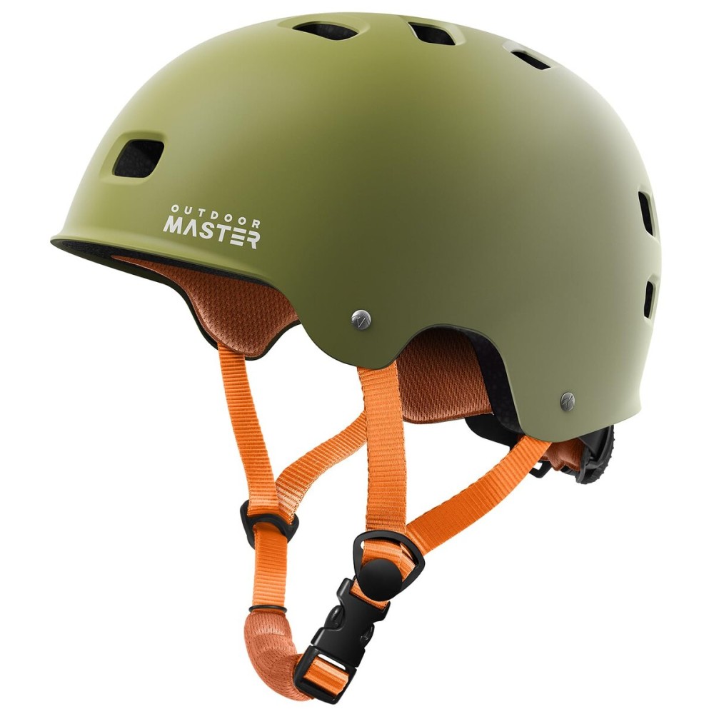 OutdoorMaster Skateboard Cycling Helmet - Two Removable Liners Ventilation Multi-Sport Scooter Roller Skate Inline Skating for Kids, Youth & Adults