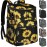 Cooler Backpack Insulated Leakproof Waterproof Backpack Cooler Bag 30 Cans, Large Capacity Lightweight Travel Camping Beach Backpack Cooler Ice Chest for Men and Women, Sunflower