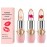 BestLand 3 Pcs/Set Flower Jelly Lipstick Set Temperature Change Moisturizer Long Lasting Nutritious Balm Magic Color Change Lip Gloss (3Pcs Flower Jelly Lipstick 010203)