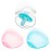 LANEYLI Pacifier Case (3 Pack, Clear, Blue, Pink)