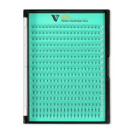 VAVALASH Premade Fans Eyelash Extensions 320 Fans 5D 6D 8D 10D 12D 0.05 0.07 Thickness C/D Curl Middle Stem Pointy Base Premade Fans Russian Volume Lash Extensions (320 Fans-6D-0.07-D-8-15mm)