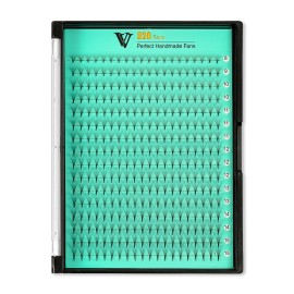 VAVALASH Premade Fans Eyelash Extensions 320 Fans 5D 6D 8D 10D 12D 0.05 0.07 Thickness C/D Curl Middle Stem Pointy Base Premade Fans Russian Volume Lash Extensions (320 Fans-8D-0.05-C-8-15mm)