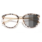 Cyxus Blue Light Glasses Photochromic Lens for Women, Fashionable Computer Glasses on Office Reduce Eye Strain Anti Migraine Great for Working Reading